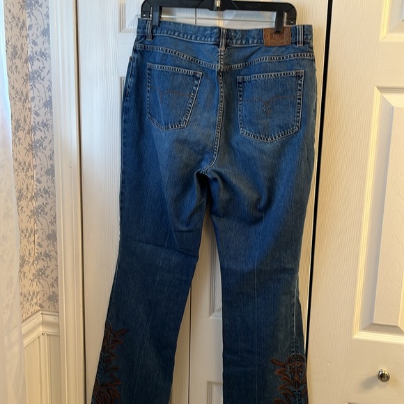 Ralph Lauren denim jeans with embroidered design - Picture 6 of 8